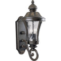 PROGRESS LIGHTING P5835-77 Forged Bronze Nottington Collection Two-Light Medium Wall Lantern