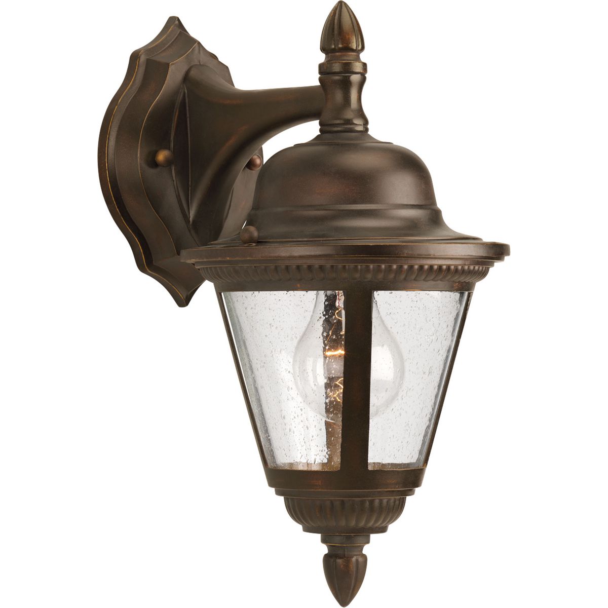 PROGRESS LIGHTING P5862-20 Antique Bronze Westport Collection One-Light Small Wall Lantern