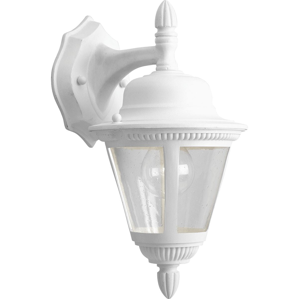 PROGRESS LIGHTING P5862-30 White Westport Collection One-Light Small Wall Lantern