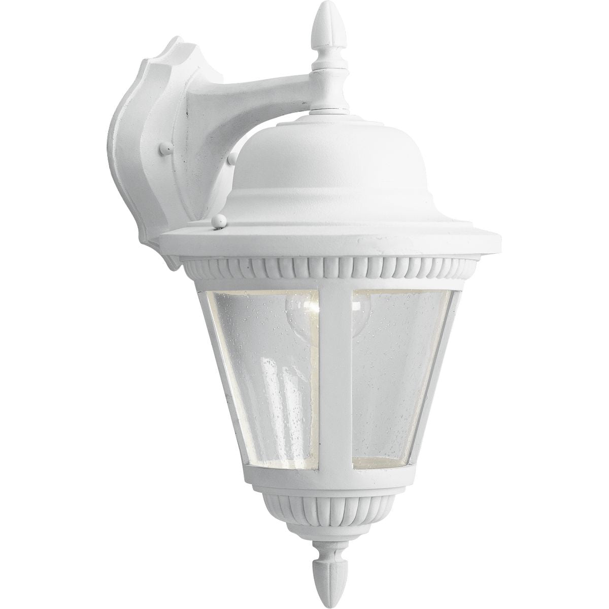 PROGRESS LIGHTING P5863-30 White Westport Collection One-Light Medium Wall Lantern