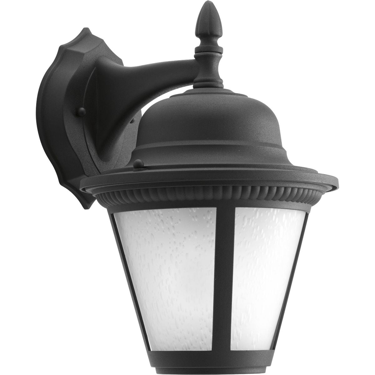 PROGRESS LIGHTING P5863-3130K9 Textured Black Westport LED Collection One-Light Medium Wall Lantern