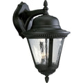 PROGRESS LIGHTING P5864-31 Textured Black Westport Collection Two-Light Large Wall Lantern