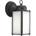 PROGRESS LIGHTING P5985-31MD Textured Black Roman Coach Collection Black One-Light Small Wall Lantern
