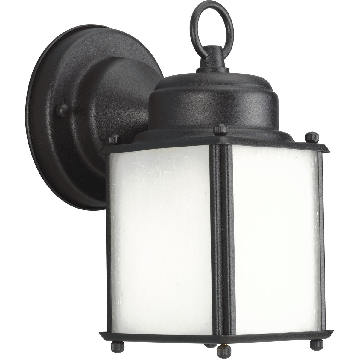 PROGRESS LIGHTING P5986-31MD Textured Black Roman Coach Collection Black One-Light Small Wall Lantern