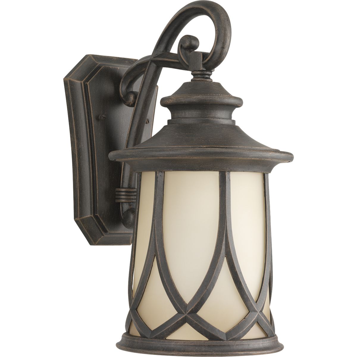 PROGRESS LIGHTING P5988-122 Aged Copper Resort Collection One-Light Medium Wall Lantern