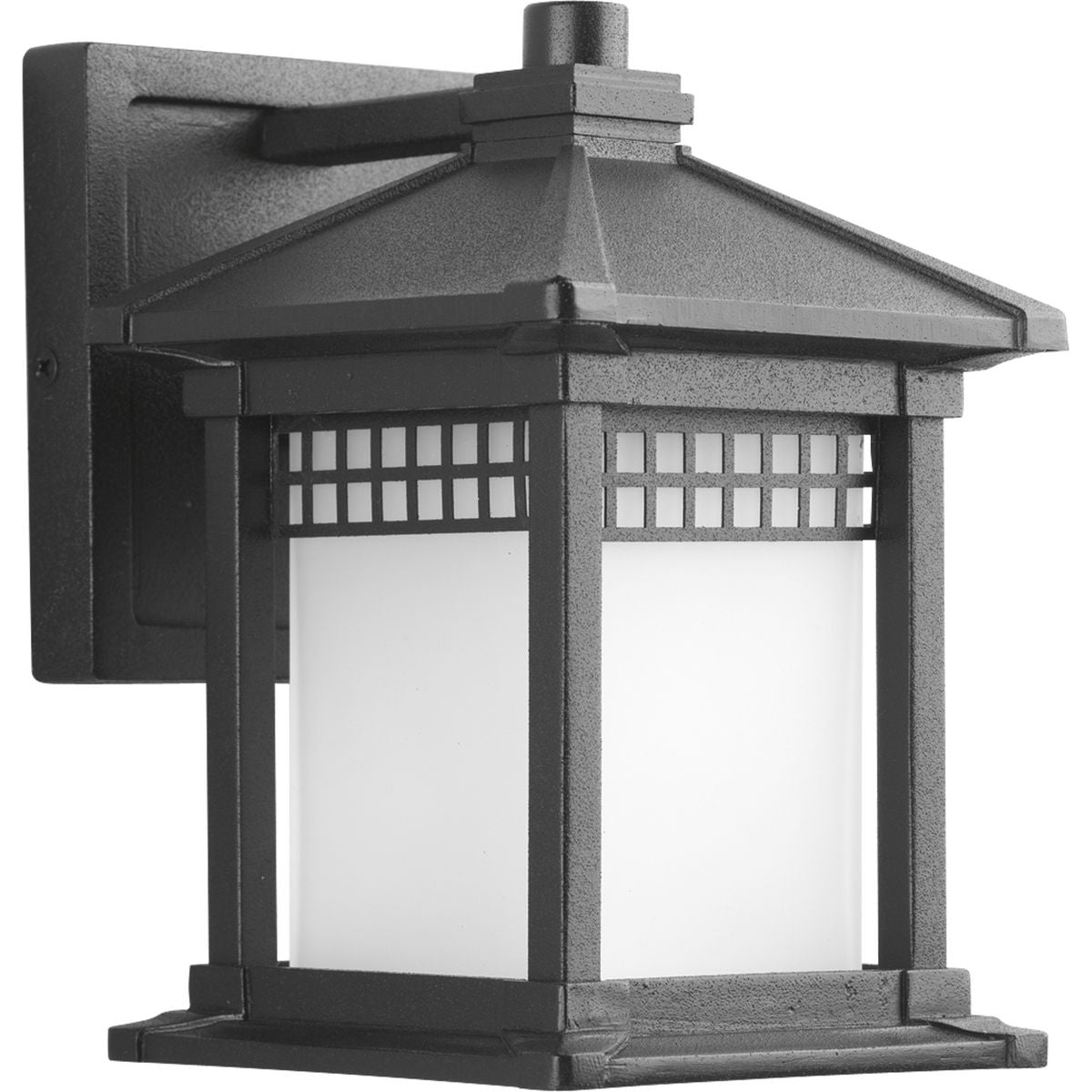 PROGRESS LIGHTING P6000-31 Textured Black Merit Collection One-Light Wall Lantern