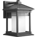 PROGRESS LIGHTING P6001-31 Textured Black Merit Collection One-Light Wall Lantern