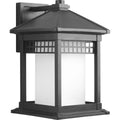 PROGRESS LIGHTING P6002-31 Textured Black Merit Collection One-Light Wall Lantern