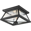 PROGRESS LIGHTING P6023-31 Textured Black Mac Collection Two-Light Close-to-Ceiling