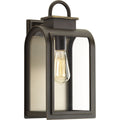 PROGRESS LIGHTING P6031-108 Oil Rubbed Bronze Refuge Collection One-Light Medium Wall Lantern