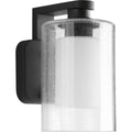 PROGRESS LIGHTING P6038-31 Textured Black Compel Collection Small One-Light Wall Lantern