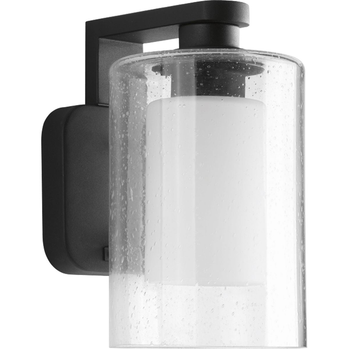 PROGRESS LIGHTING P6038-31 Textured Black Compel Collection Small One-Light Wall Lantern