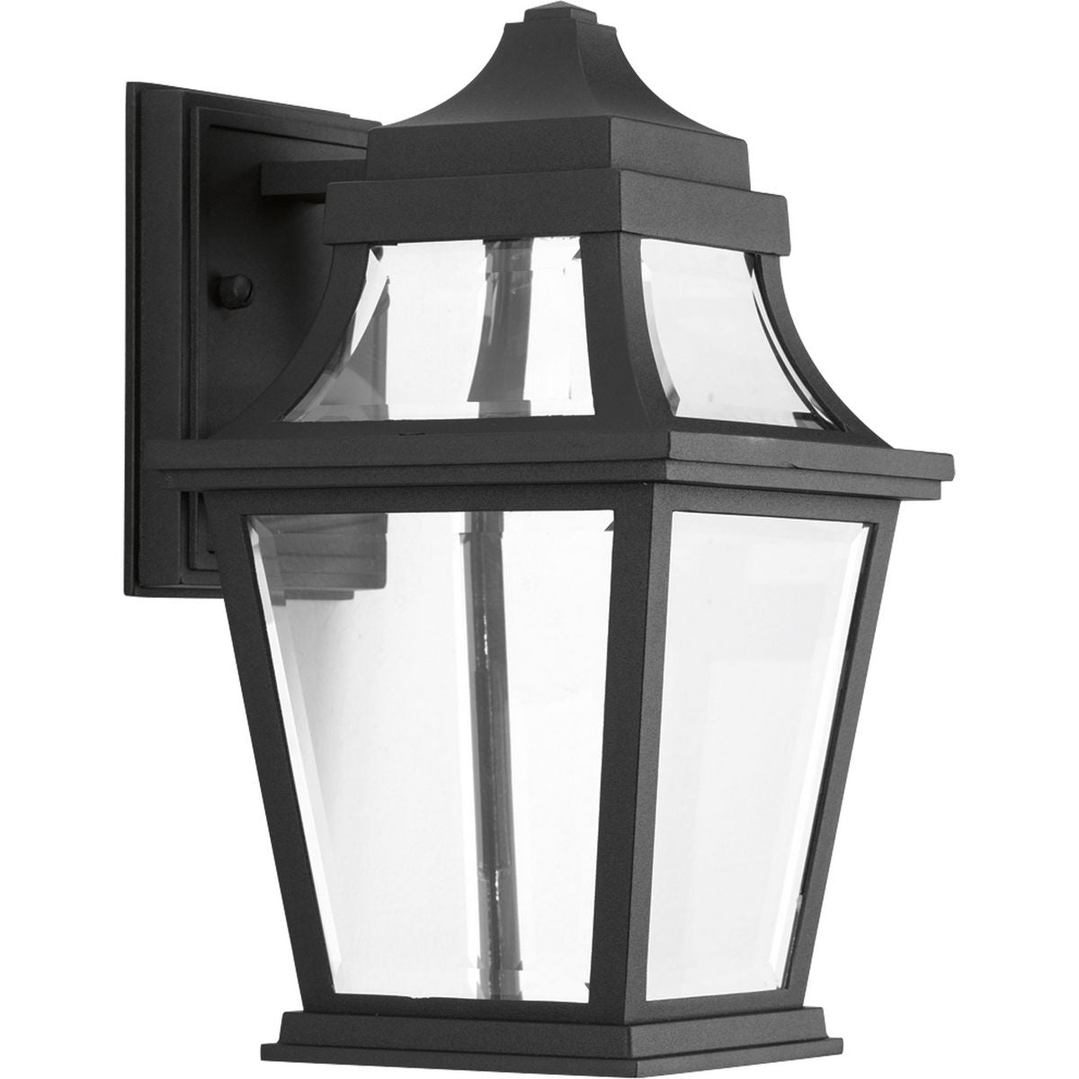 PROGRESS LIGHTING P6056-3130K9 Textured Black Endorse Collection One-Light Small Wall Lantern