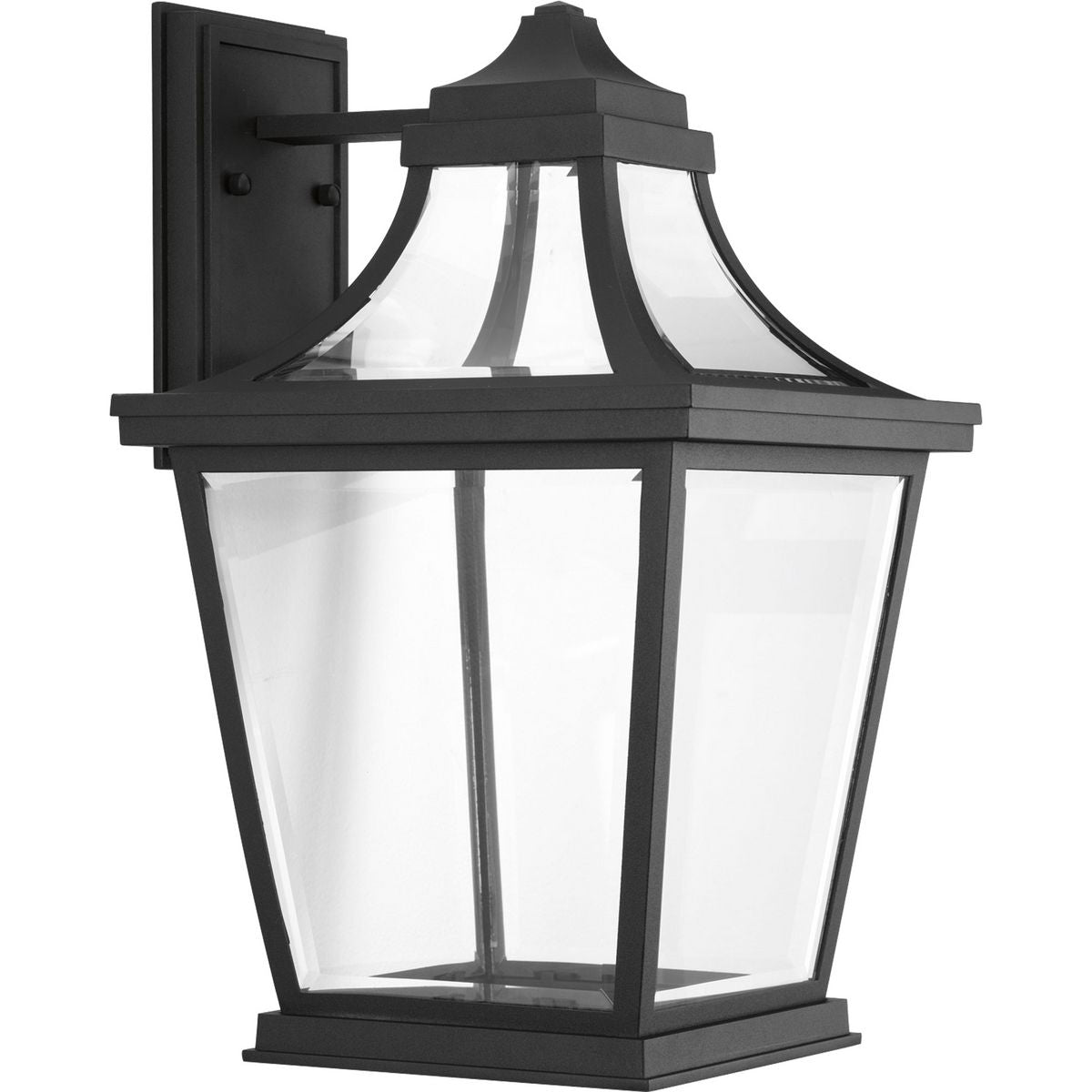 PROGRESS LIGHTING P6058-3130K9 Textured Black Endorse Collection One-Light Large Wall Lantern