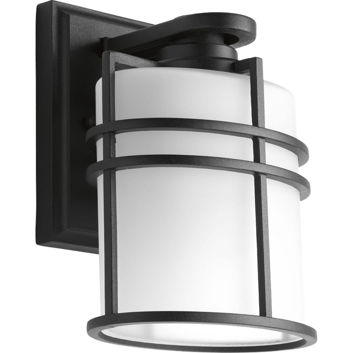 PROGRESS LIGHTING P6062-31 Textured Black Format Collection One-Light Small Wall Lantern