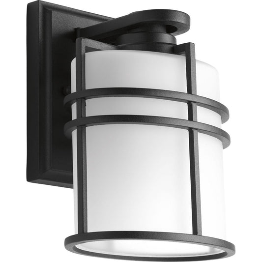 PROGRESS LIGHTING P6062-31 Textured Black Format Collection One-Light Small Wall Lantern
