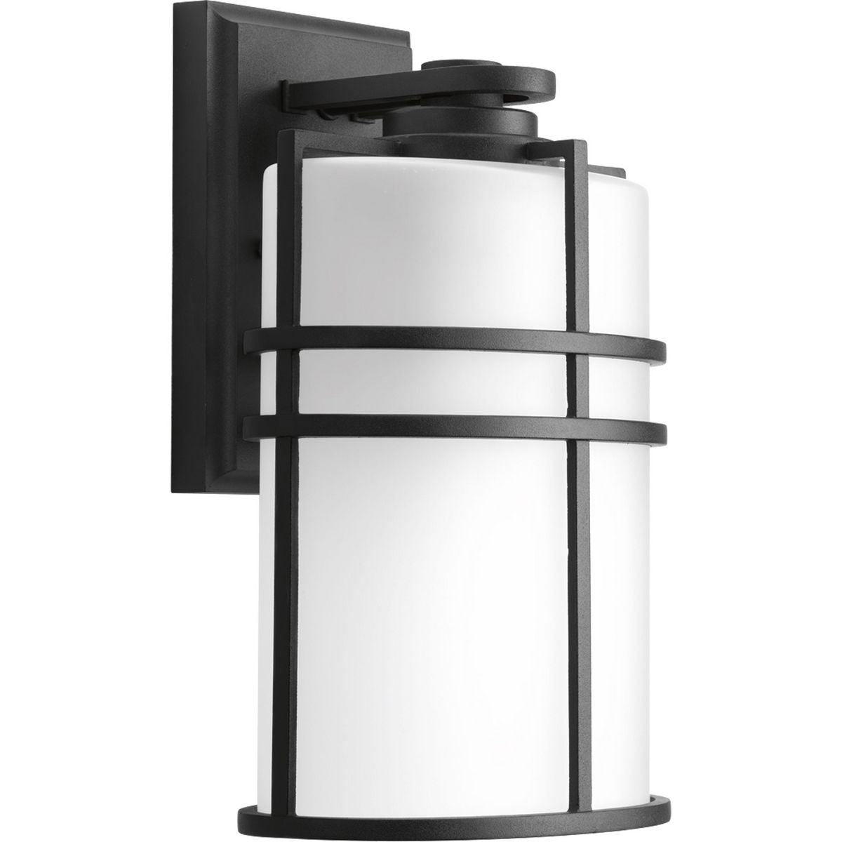 PROGRESS LIGHTING P6063-31 Textured Black Format Collection One-Light Medium Wall Lantern