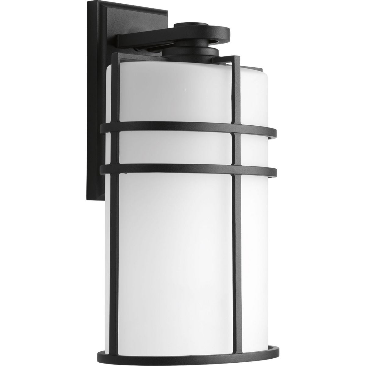 PROGRESS LIGHTING P6064-31 Textured Black Format Collection One-Light Large Wall Lantern