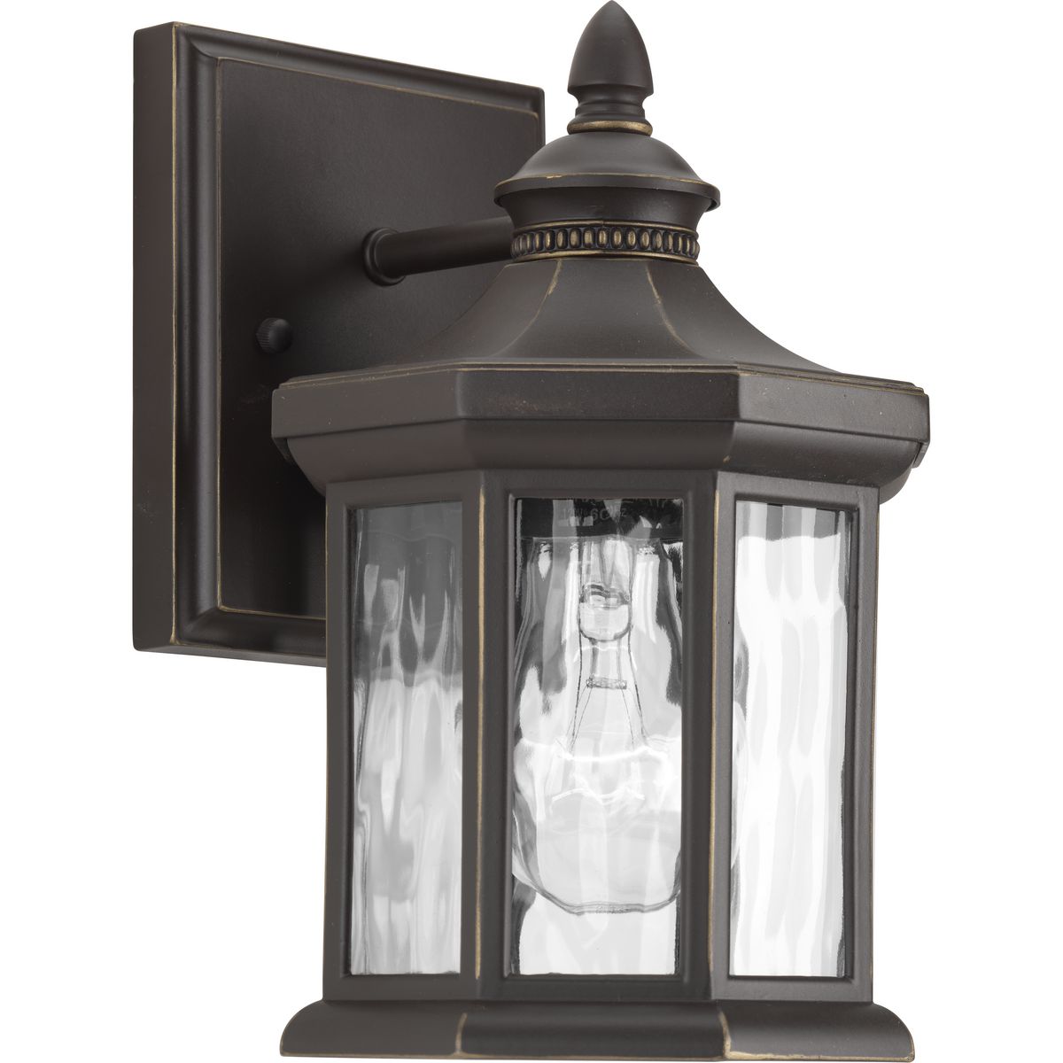 PROGRESS LIGHTING P6070-20 Antique Bronze Edition Collection One-Light Small Wall Lantern