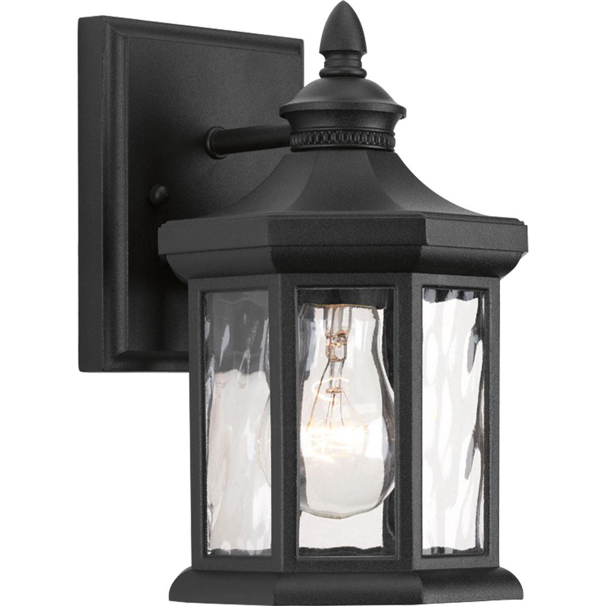 PROGRESS LIGHTING P6070-31 Textured Black Edition Collection One-Light Small Wall Lantern