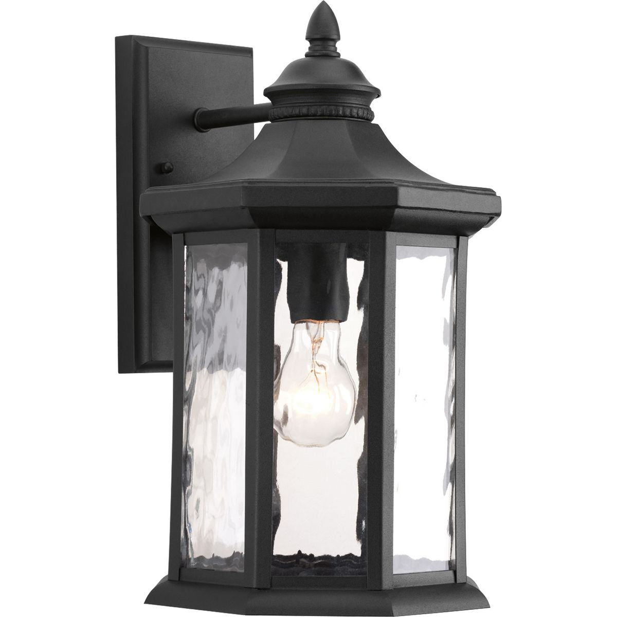 PROGRESS LIGHTING P6072-31 Textured Black Edition Collection One-Light Large Wall Lantern