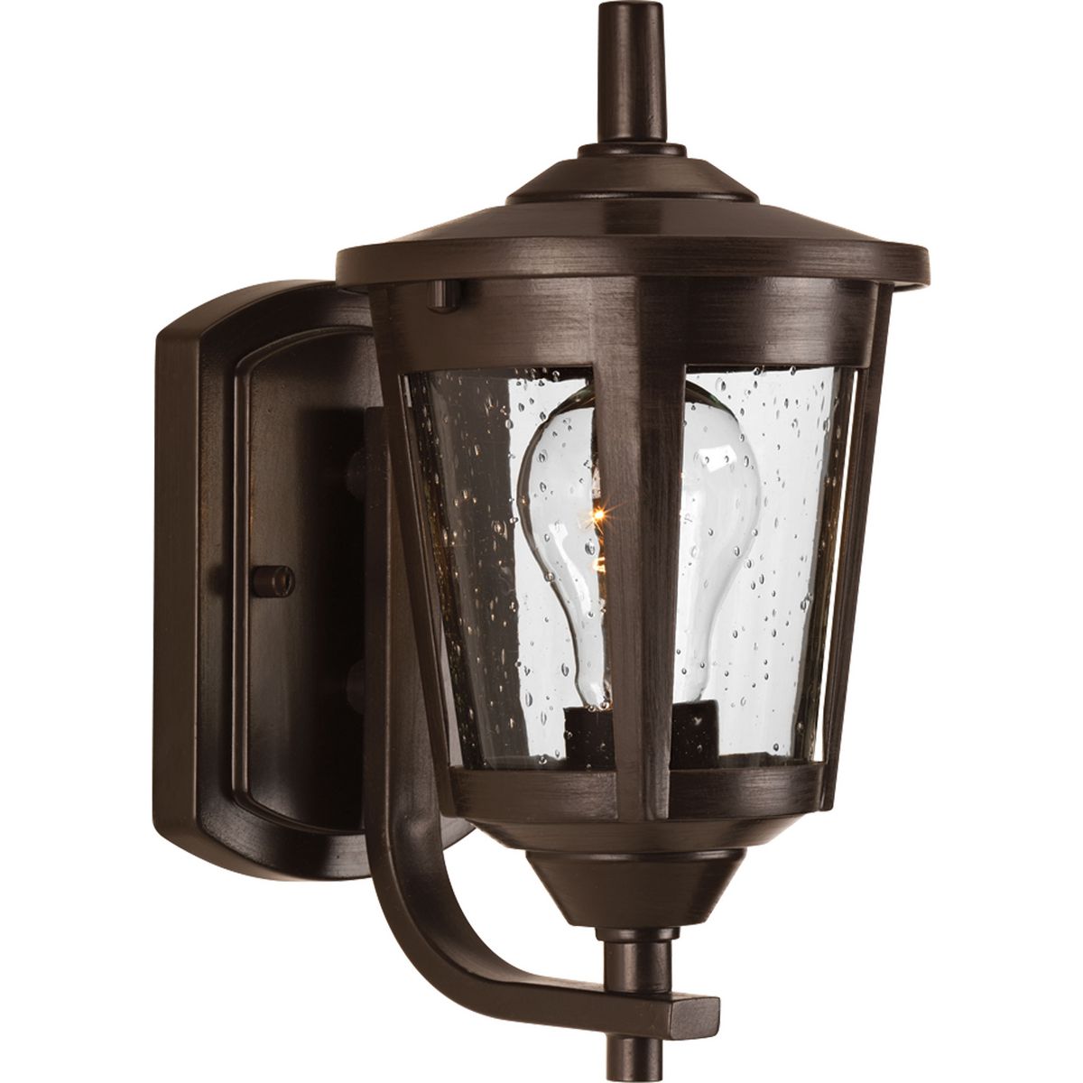 PROGRESS LIGHTING P6073-20 Antique Bronze East Haven Collection One-Light Small Wall Lantern