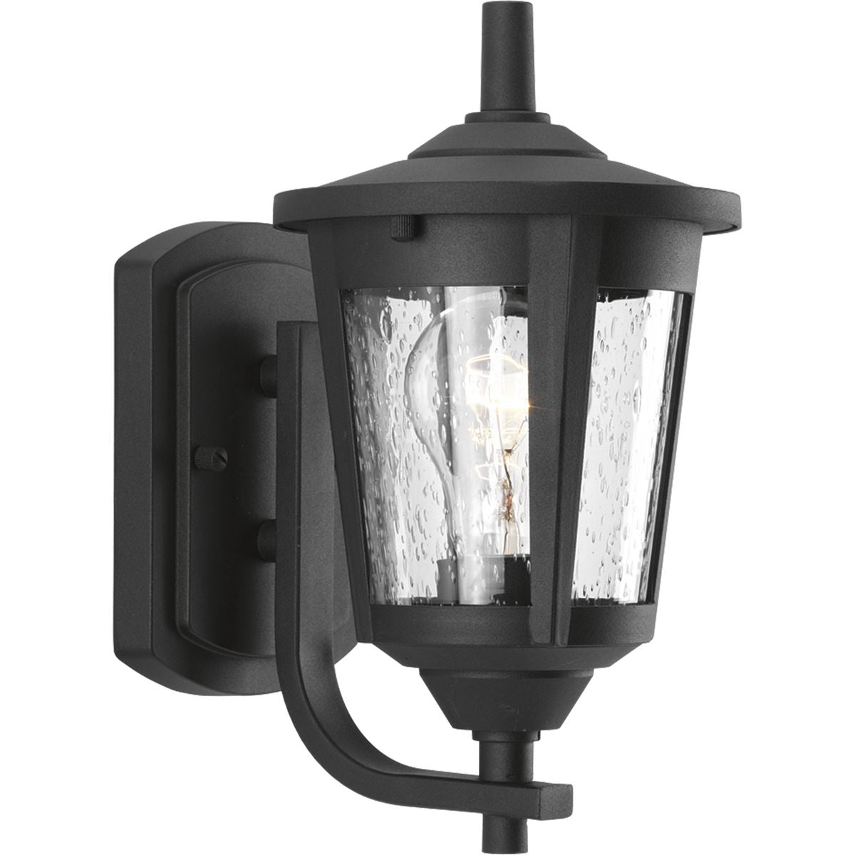 PROGRESS LIGHTING P6073-31 Textured Black East Haven Collection One-Light Small Wall Lantern