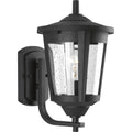 PROGRESS LIGHTING P6074-31 Textured Black East Haven Collection One-Light Medium Wall Lantern