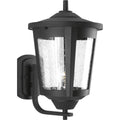 PROGRESS LIGHTING P6075-31 Textured Black East Haven Collection One-Light Large Wall Lantern