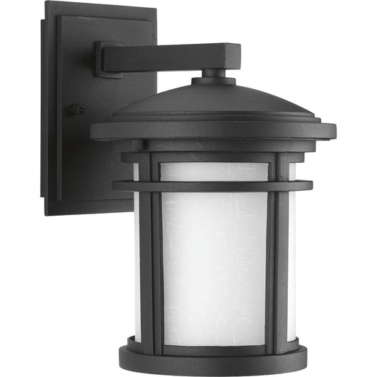 PROGRESS LIGHTING P6084-31 Textured Black Wish Collection One-Light Small Wall Lantern
