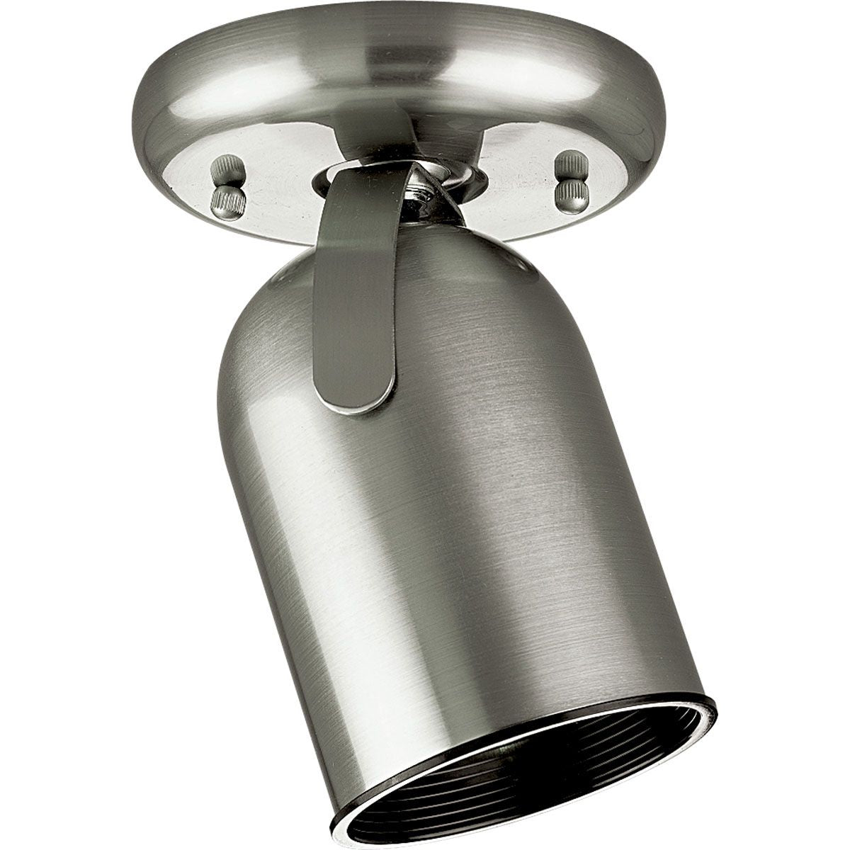 PROGRESS LIGHTING P6147-09 Brushed Nickel One-Light Multi Directional Roundback Wall/Ceiling Fixture