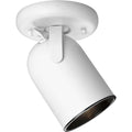 PROGRESS LIGHTING P6147-30 White One-Light Multi Directional Roundback Wall/Ceiling Fixture
