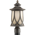 PROGRESS LIGHTING P6404-122 Aged Copper Resort Collection One-Light Post Lantern