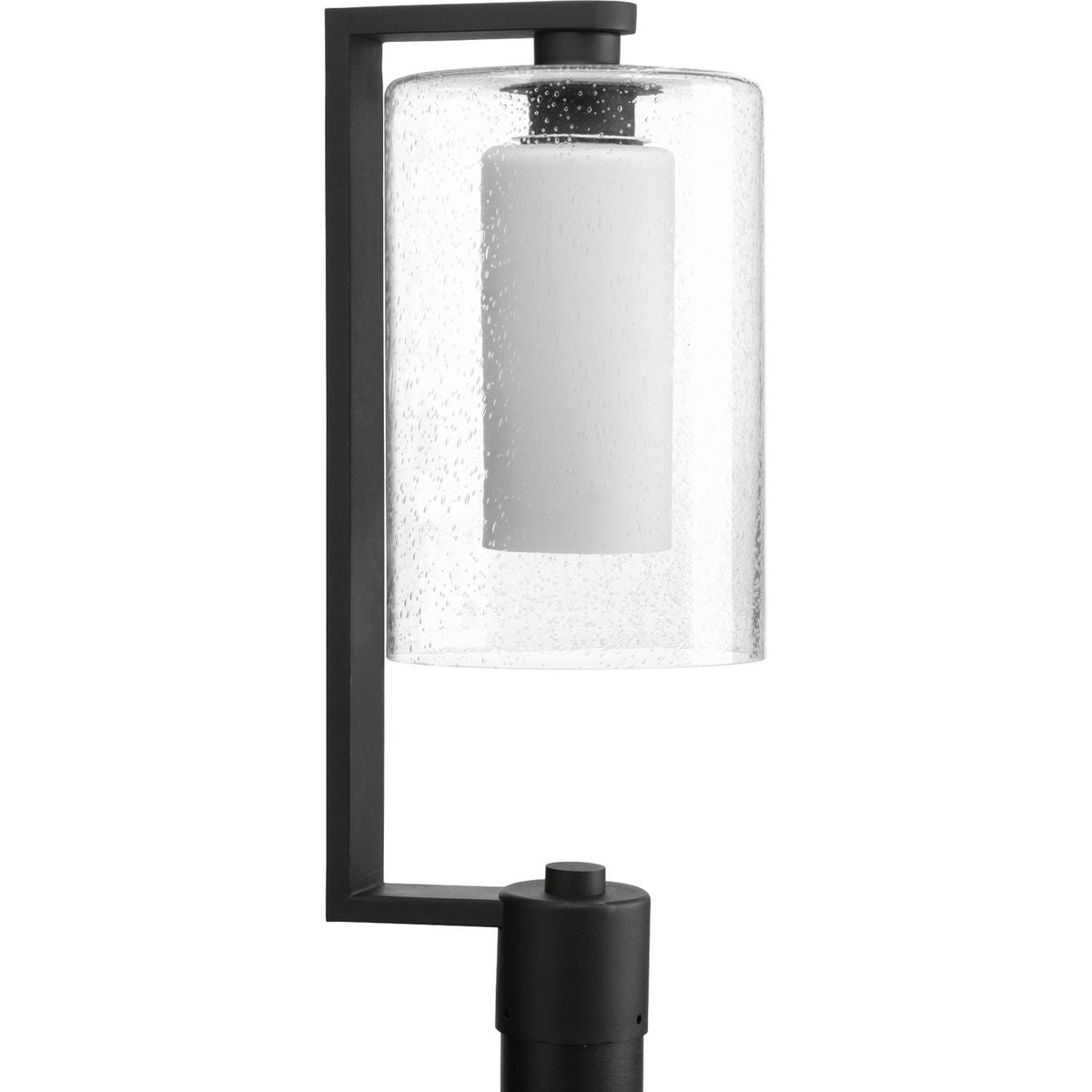 PROGRESS LIGHTING P6420-31 Textured Black Compel Collection One-Light Post Lantern