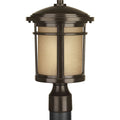 PROGRESS LIGHTING P6424-2030K9 Antique Bronze Wish Collection One-Light LED Post Lantern