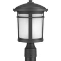PROGRESS LIGHTING P6424-3130K9 Textured Black Wish Collection One-Light LED Post Lantern