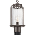 PROGRESS LIGHTING P6436-20 Antique Bronze Botta Collection Antique Bronze One-Light Post Lantern