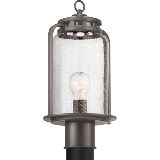PROGRESS LIGHTING P6436-20 Antique Bronze Botta Collection Antique Bronze One-Light Post Lantern