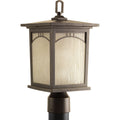PROGRESS LIGHTING P6452-20 Antique Bronze Residence Collection One-Light Post Lantern