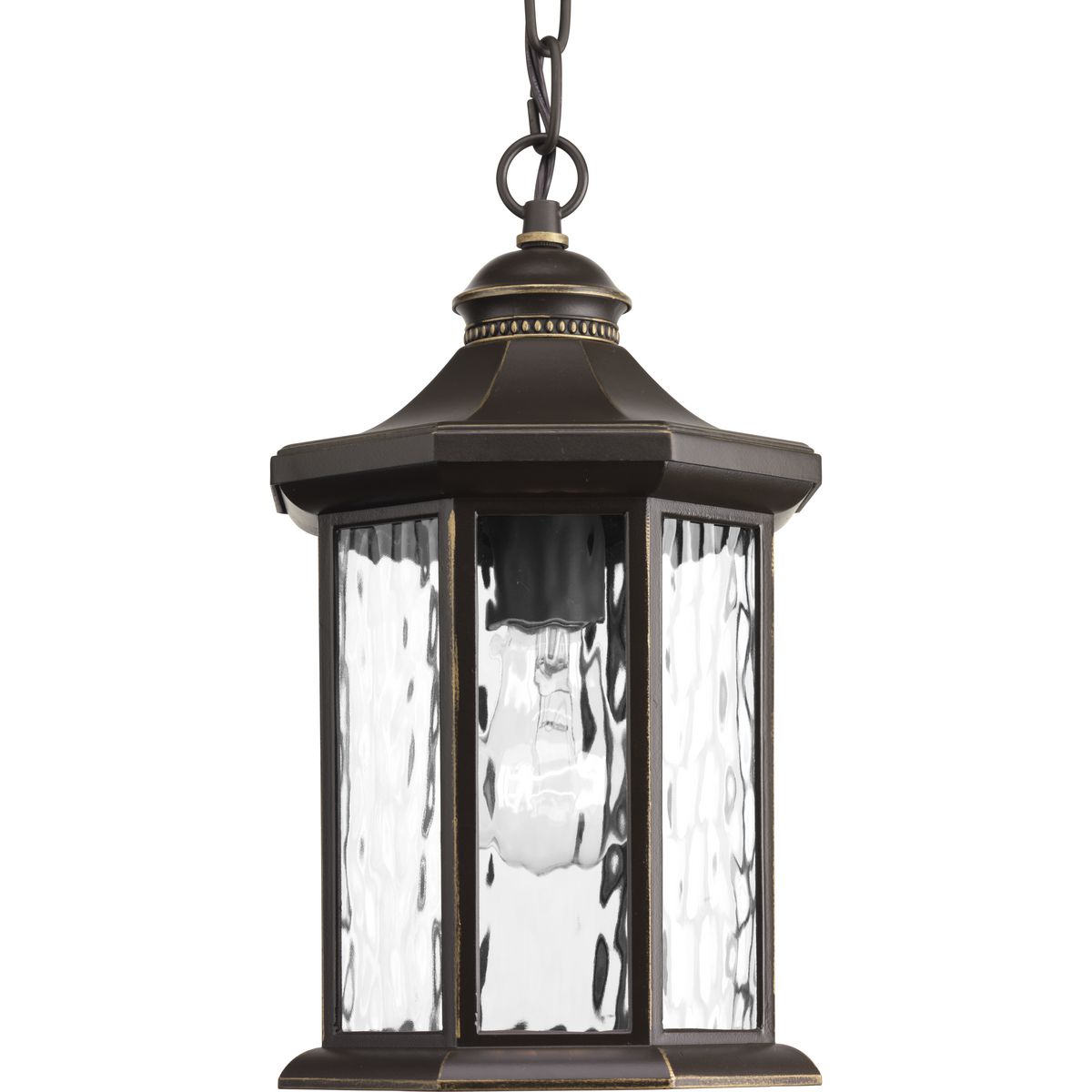 PROGRESS LIGHTING P6529-20 Antique Bronze Edition Collection One-Light Hanging Lantern
