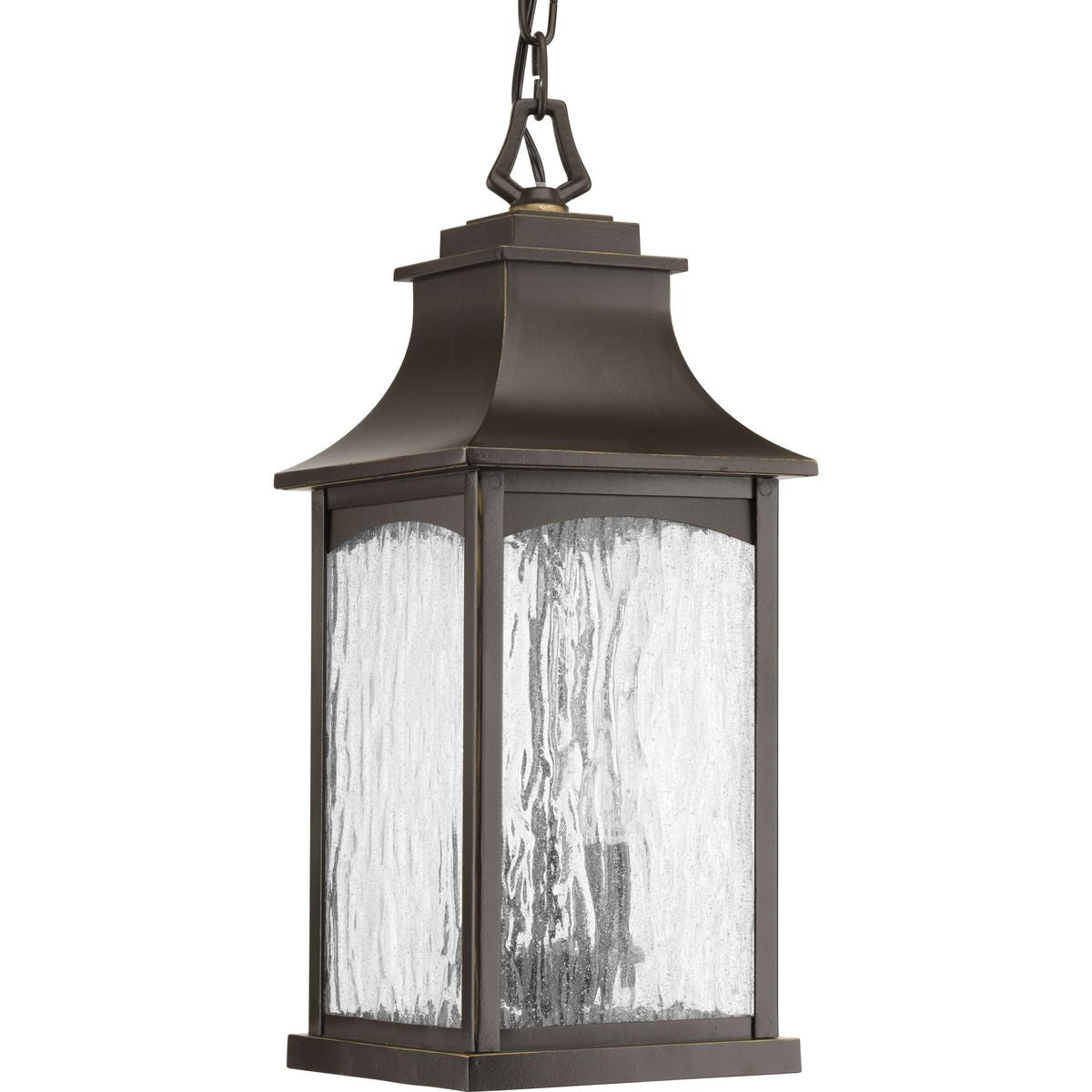 PROGRESS LIGHTING P6532-108 Oil Rubbed Bronze Maison Collection Two-Light Hanging Lantern