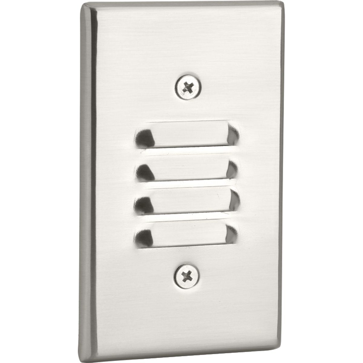 PROGRESS LIGHTING P660003-009-30K Brushed Nickel LED Indoor Louvered Step Light