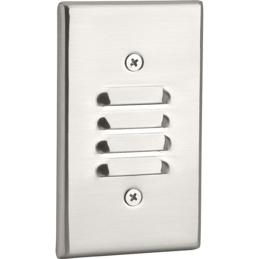 PROGRESS LIGHTING P660003-009-30K Brushed Nickel LED Indoor Louvered Step Light
