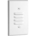 PROGRESS LIGHTING P660003-028-30K Satin White LED Indoor Louvered Step Light