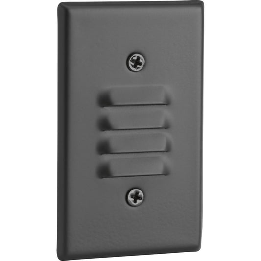 PROGRESS LIGHTING P660003-031-30K Black LED Indoor Louvered Step Light