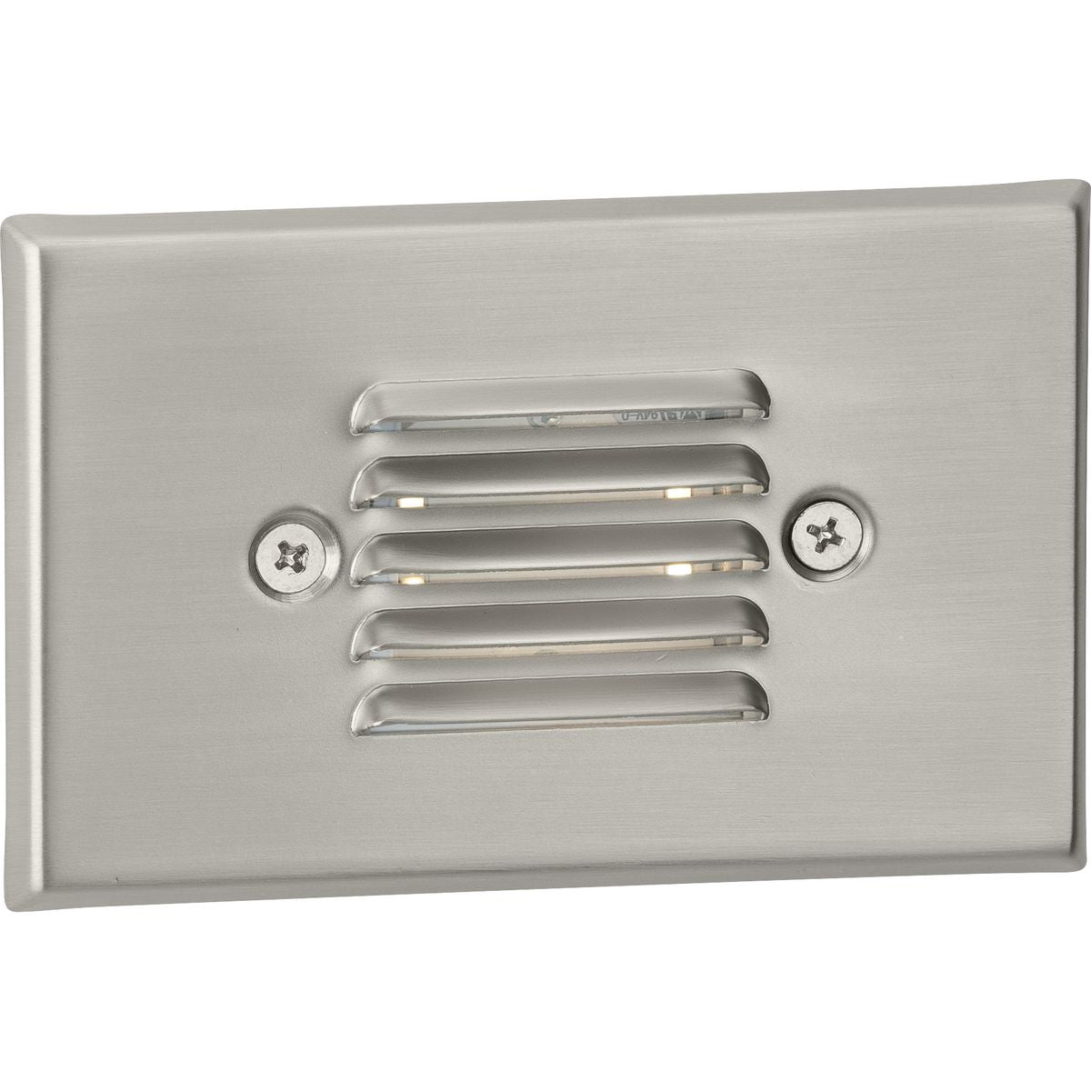 PROGRESS LIGHTING P660004-009-30 Brushed Nickel LED Indoor/Outdoor Brushed Nickel Integrated LED Wall or Step Light