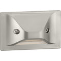 PROGRESS LIGHTING P660005-009-30 Brushed Nickel LED Indoor/Outdoor Brushed Nickel Integrated LED Wall or Step Light