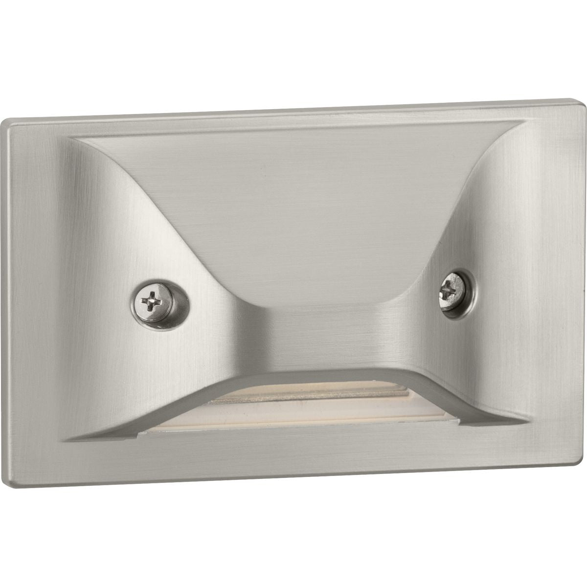 PROGRESS LIGHTING P660005-009-30 Brushed Nickel LED Indoor/Outdoor Brushed Nickel Integrated LED Wall or Step Light