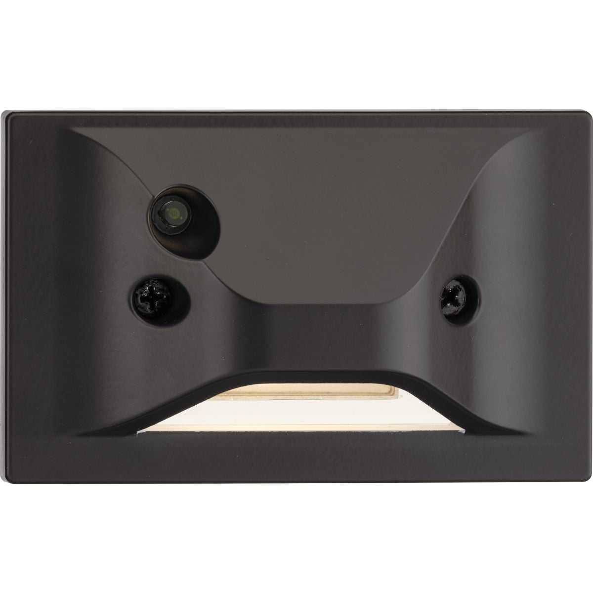 PROGRESS LIGHTING P660007-020-30 Antique Bronze LED Indoor/Outdoor Antique Bronze Integrated LED Wall or Step Light with Photocell