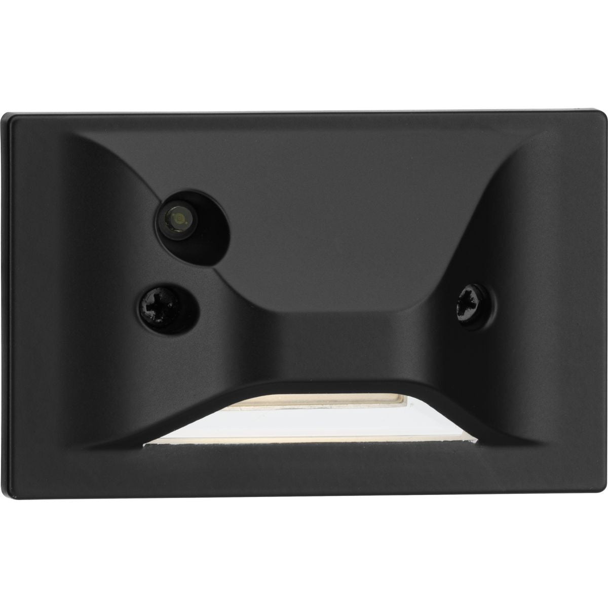 PROGRESS LIGHTING P660007-031-30 Black LED Indoor/Outdoor Black Integrated LED Wall or Step Light with Photocell